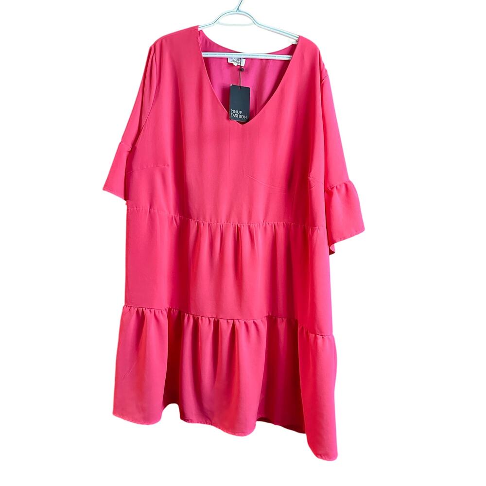 Pinup Fashion Women's Plus Size Pink Dress Size 26W
